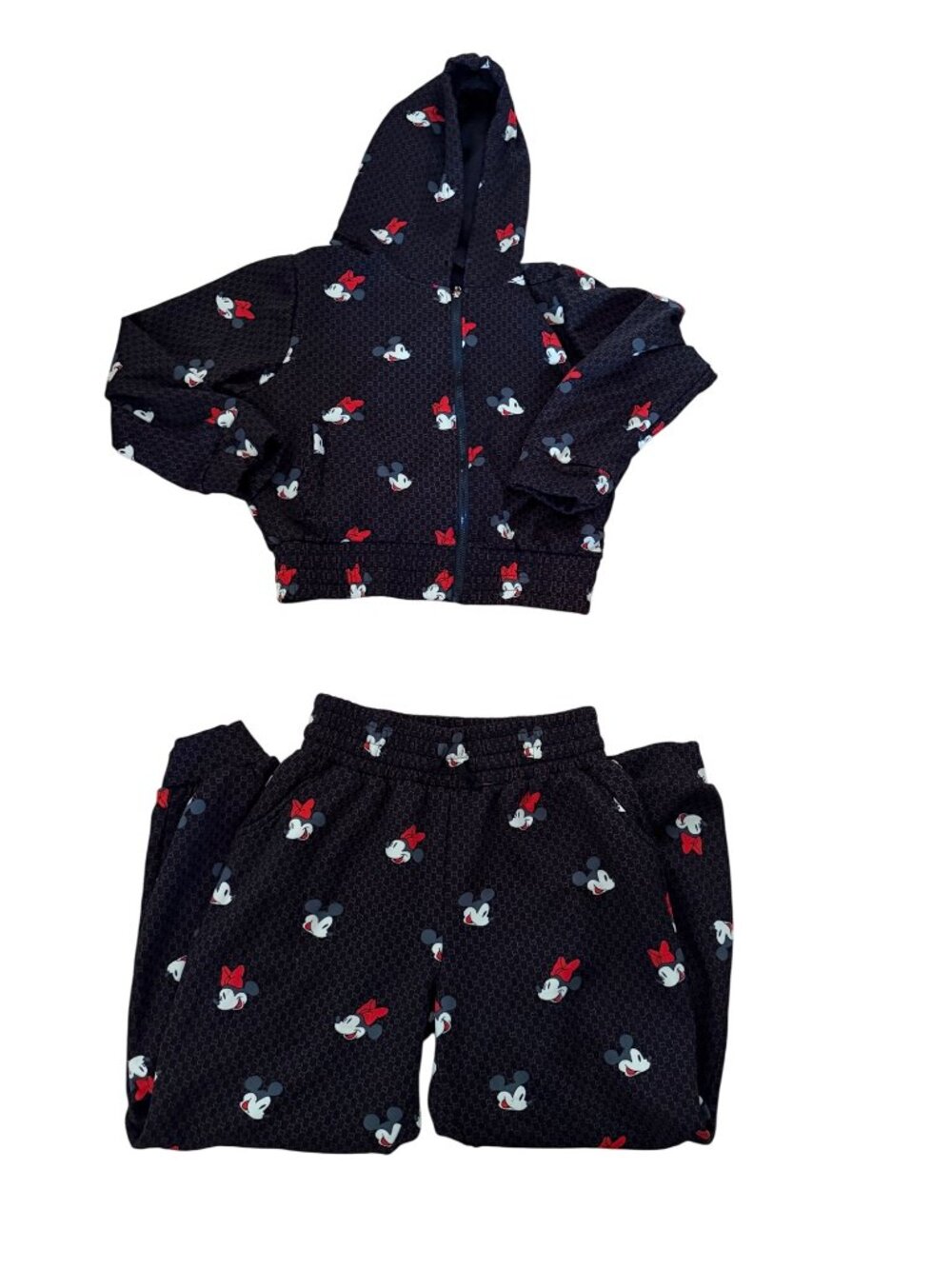 Minnie Mouse Hoodie & Jogger Set Womens Size L